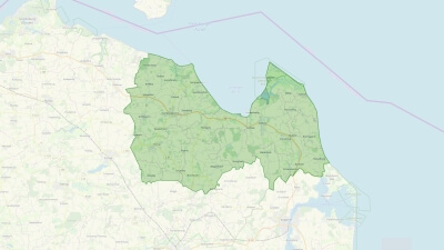 Karte Region Geltinger Bucht