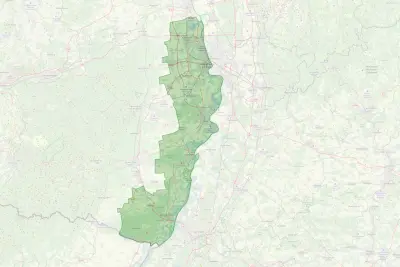 Karte Region Rheinebene