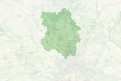 Karte Region Ruppiner Seenland