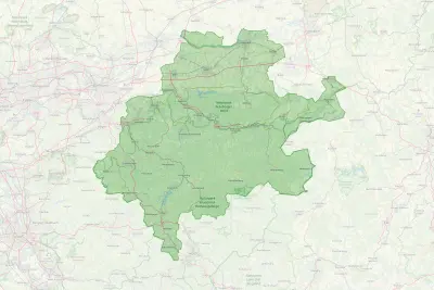 Karte Region Sauerland