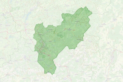 Karte Region Siegen-Wittgenstein