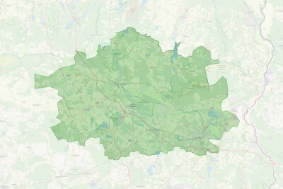 Karte Region Spreewald