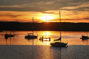 Sonnenuntergang am Ammersee