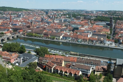 Blick auf Würzburg