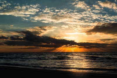 Mecklenburger Bucht Sonnenuntergang